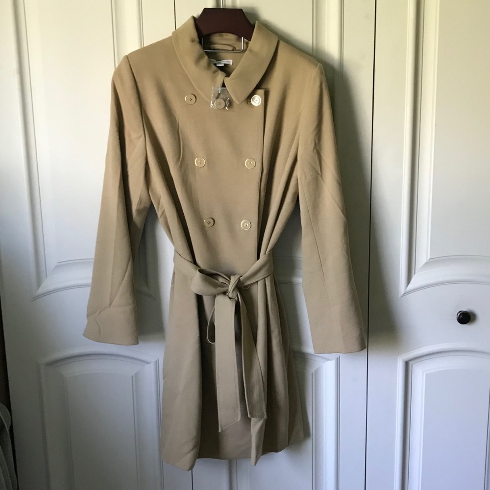 NEW Isaac Mizrahi Soft, Water Repellent Trench - Picture 2 of 7
